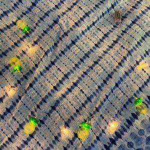 Pineapple Photo Clip String Lights